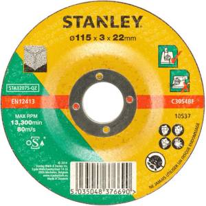 STANLEY - Режещ диск за бетон 115x22, 23 мм STA32075-QZ (STA32075-QZ)
