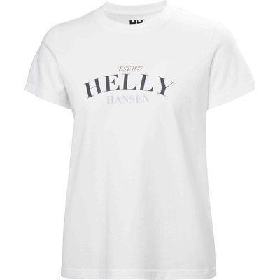 Helly Hansen Dámske bavlnené tričko W CORE GRAPHIC T-SHIRT 2.0 Biela Čierna
