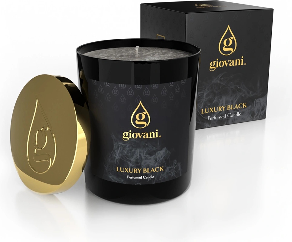 Giovani Парфюмирана свещ luxury black