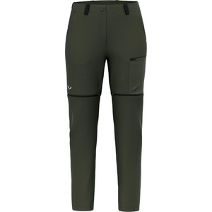 Salewa Дамски панталон със свалящи крачоли Salewa Women's Puez Hemp DST 2/1 Pant Zip-off trousers - Dark Olive - размер 38 (EU) (110-1345-0114)