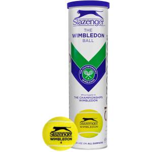 Slazenger Wimbledon Tennis Balls (4 Ball) - Yellow