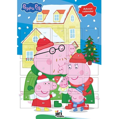 Jiri Models Prasiatko Peppa - Adventný kalendár s nálepkami