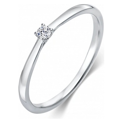 Sofia Diamonds zlatý zásnubný prsteň s diamantom DIA1A286W4