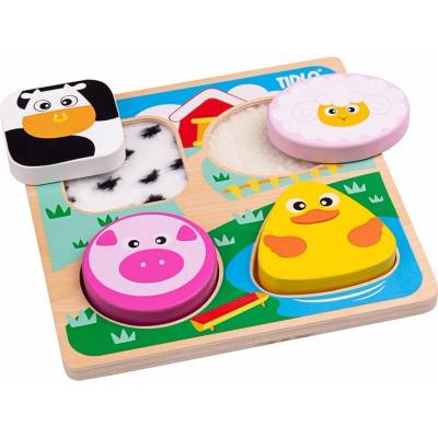 Tidlo Senzorické puzzle farma - poškodený obal