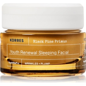 KORRES Black Pine Primus нощен крем за лице против признаци на стареене 40ml