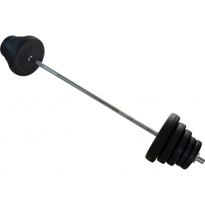 FitnessLine nakládací činka (kotouče s cementovou náplní 65 kg
