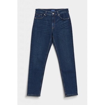 Gant džínsy D1. Farla cropped jeans modrá