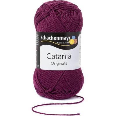 Schachenmayr Příze Catania 394 vínově fialová