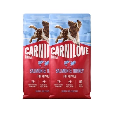 Carnilove Active Puppies Salmon & Turkey 2 x 12 kg