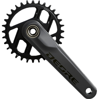 SHIMANO Stred Deore FC-M6200 170mm 32z. 12-k. čierny dvojdielny bez ložísk