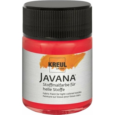 Kreul Javana Farba na látky Light Red 50 ml 1 ks