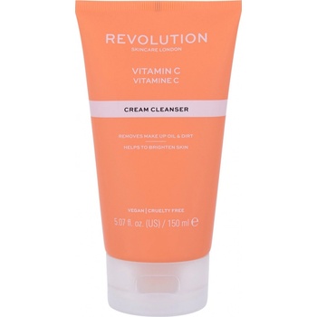 Makeup Revolution Skincare Vitamin C rozjasňující čistiaci krém 150 ml