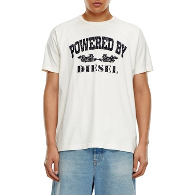 Diesel tričko T-RUST T-SHIRT OFF WHITE