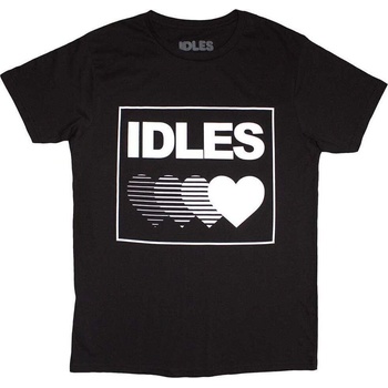 Idles Риза Gradient Heart Unisex Black L (IDLTS02MB03)
