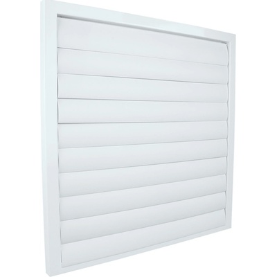 Dalap Kovová so gravitačnými lamelami bez príruby 535x535 mm biela