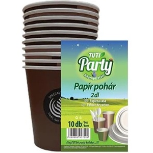 TUTI Хартиена чаша, 2 dl, 10 бр, TUTI "Party" PDP_964 (PDP_964)