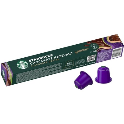 STARBUCKS Chocolate hazelnut Blonde roast kávové kapsle 10 ks – Hledejceny.cz