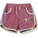 Kugo dívčí šortky UNICORN JEDNOROŽEC žíhané růžové