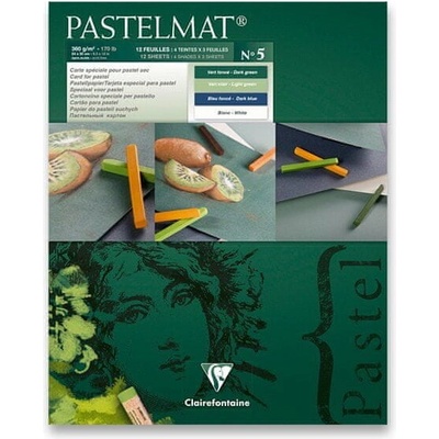 Clairefontaine Blok Pastelmat No.5 24 x 30cm 12 listov 360 g