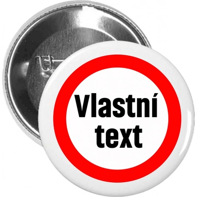Placka k narozeninám nebo oslavě s věkem na přání – 58 mm - 100 – Zboží Dáma