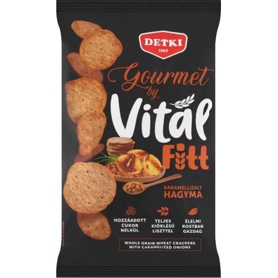Detki Vitál Fitt Gourmet Slané krekry s příchutí karamelizovaná cibulka 100 g