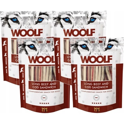 WOOLF Soft Lamb and Cod Sandwich LONG 100 g