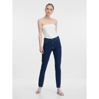 ORSAY Tmavomodré dámske skinny džínsy