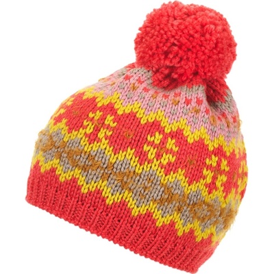 Eisbär Wentje Pompon MÜ kids corallerot senf ocker beigemel
