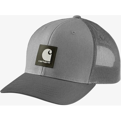 CARHARTT Twill Mesh-Back Logo Patch asphalt