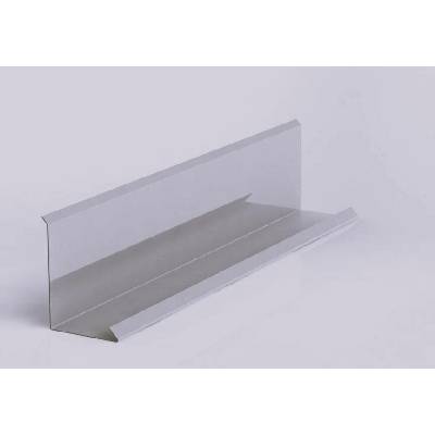 Lemování zdí klasik r.š.250mm pozinkované Lakované RAL 9007 stříbrná tmavá s folií dl.2m