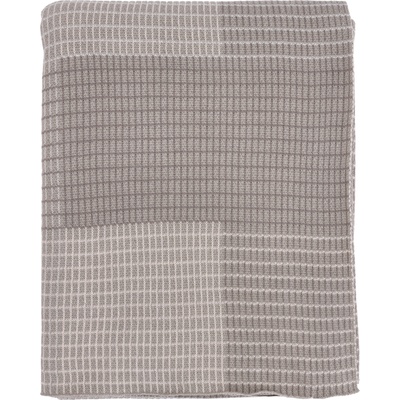 Södahl Карирано одеяло Interlace 130 x 170 см таупе (15576)