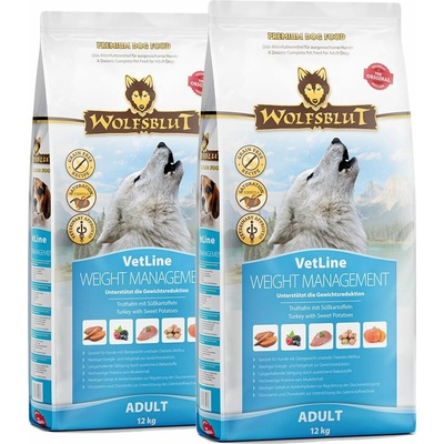 Wolfsblut VetLine Weight Management 2 x 12 kg