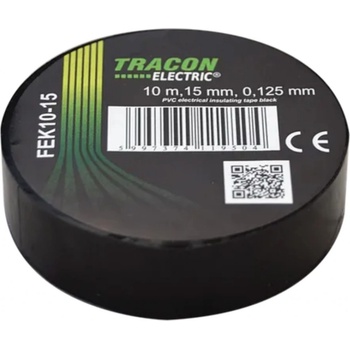 Tracon electric Páska izolačná 15 mm x 10 m čierna