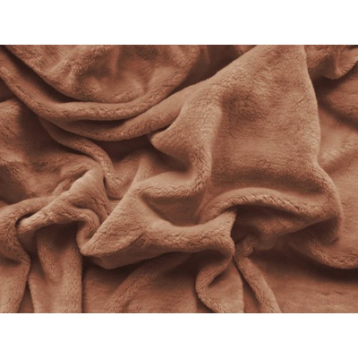 Xpose Mikroplyš plachta Exclusive hnedá 160x200
