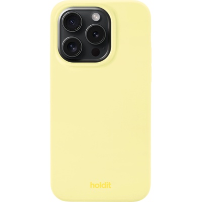 Holdit Гръб Holdit Silicone Case за iPhone 14 Pro - Lemonade