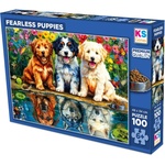KS Games Пъзел KS Games от 100 части - Безстрашни кученца (31503)