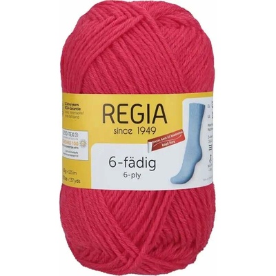 Regia 6-ply Uni 50g Azalka 1057