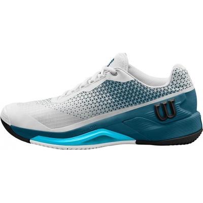 Wilson Rush Pro 4.0 Clay Men White/Blue Coral/Blue Atoll – Zboží Dáma