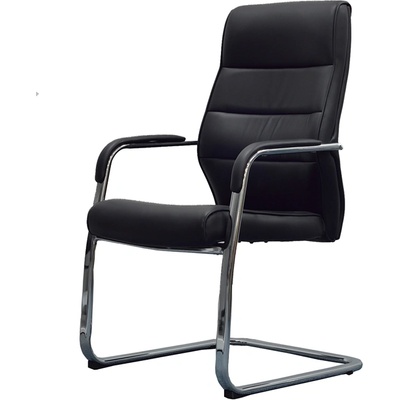 RFG Посетителски стол itaca m, екокожа, черен, 2 броя в комплект (4010100239)