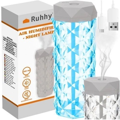 Ruhhy 24625 Zvlhčovač vzduchu křišťálová RGB lampa