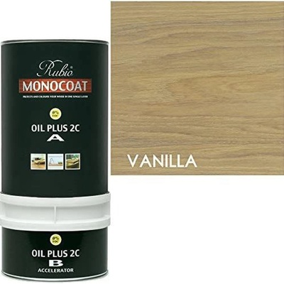 Rubio Monocoat Oil 2C Vanilla - Двукомпонентно масло за вътрешна употреба 0.39л (4615)