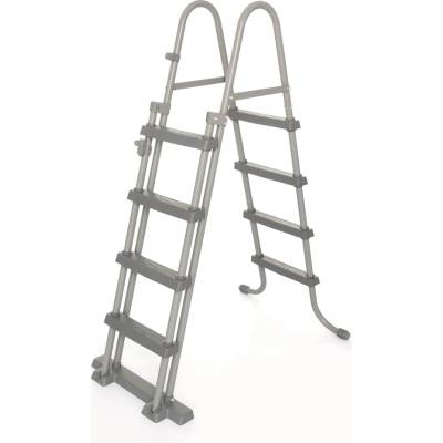 vidaXL Bestway Стълба за басейн Flowclear, 4 стъпала, 122 см, 58331 (3202436)