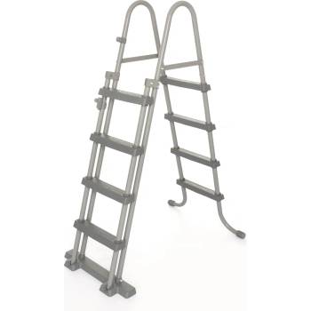vidaXL Bestway Стълба за басейн Flowclear, 4 стъпала, 122 см, 58331 (3202436)