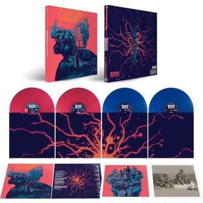 Sony Music Soundtrack: Santaolalla Gustavo: Last Of Us 10th Anniversary Vinyl Box Set (Anniversary Coloured Neon Coral Vinyl) - 4Vinyl (LP) (072640)