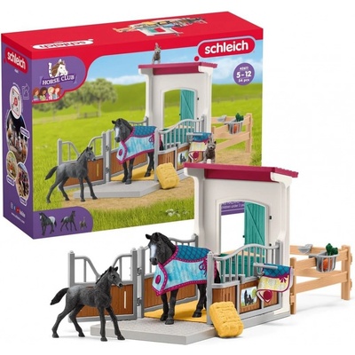 Schleich Box pro koně s klisnou a hříbětem
