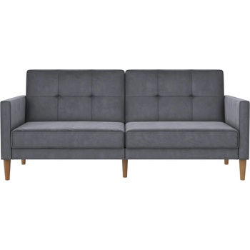 Støraa Сив кадифен сгъваем диван 207 cm Lilly - Støraa (1178993)