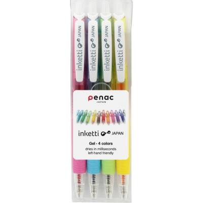 Penac Inketti gelový roller 4 barvy světlé 7060246016