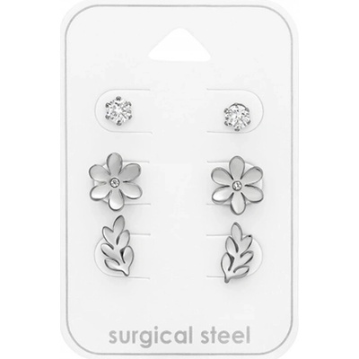 Mabell Set dámskych náušníc z chirurgickej ocele NIKA SK22145417C45