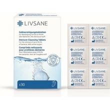 Livsane Čistiace tablety na zubné náhrady 30 ks