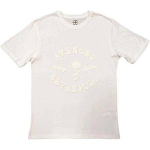 Avenged Sevenfold Classic Deathbat (Hi-Build White-On-White) White M Риза (ASTS45MW02)